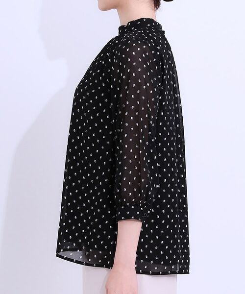 SHOO・LA・RUE / シューラルー シャツ・ブラウス | 【S-LL】首元ギャザーが大人上品な シフォンブラウス | 詳細18