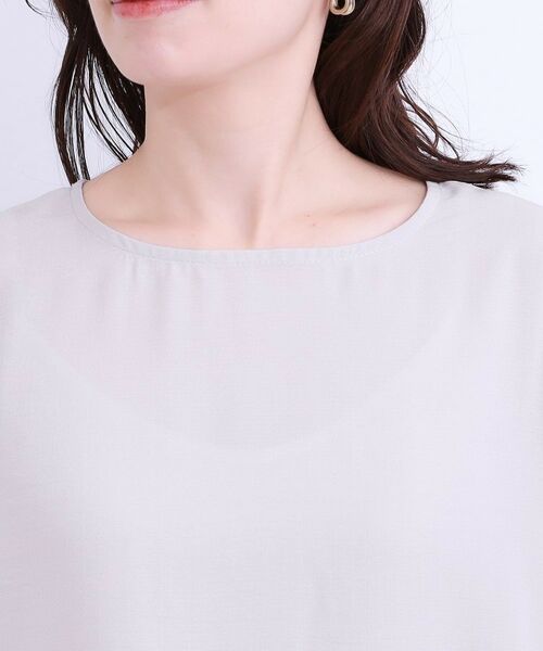 SHOO・LA・RUE / シューラルー シャツ・ブラウス | 【高レビュー/セットアップ可】お袖シャーリング 麻調ブラウス | 詳細18