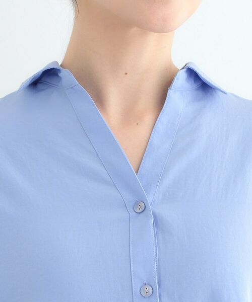 SHOO・LA・RUE / シューラルー シャツ・ブラウス | 【S-LL】後ろ姿も抜かりなく バックレースアップシャツ | 詳細20