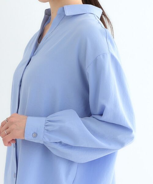 SHOO・LA・RUE / シューラルー シャツ・ブラウス | 【S-LL】後ろ姿も抜かりなく バックレースアップシャツ | 詳細21