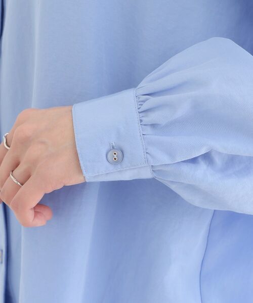 SHOO・LA・RUE / シューラルー シャツ・ブラウス | 【S-LL】後ろ姿も抜かりなく バックレースアップシャツ | 詳細22