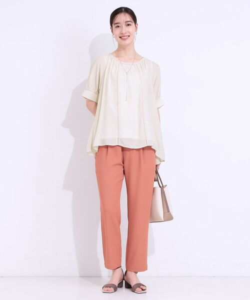 SHOO・LA・RUE / シューラルー シャツ・ブラウス | 【S-LL/2点セット】インせず着られる はしごレース5分袖ブラウス | 詳細11