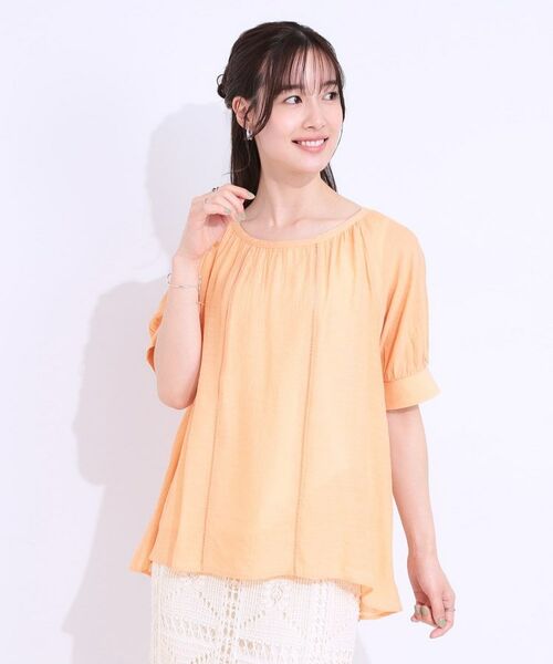 SHOO・LA・RUE / シューラルー シャツ・ブラウス | 【S-LL/2点セット】インせず着られる はしごレース5分袖ブラウス | 詳細13