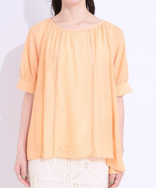 SHOO・LA・RUE / シューラルー シャツ・ブラウス | 【S-LL/2点セット】インせず着られる はしごレース5分袖ブラウス | 詳細17