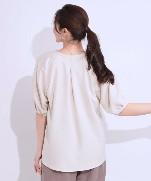 SHOO・LA・RUE / シューラルー シャツ・ブラウス | 【洗える/S-LL】洗濯後しわになりにくい 5分袖スキッパーブラウス | 詳細25