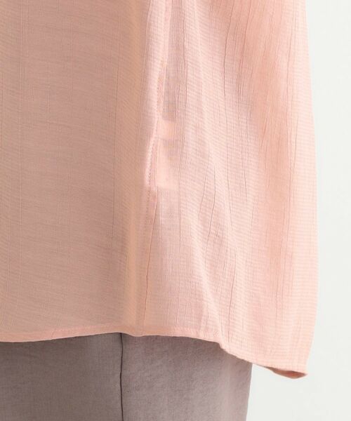 SHOO・LA・RUE / シューラルー シャツ・ブラウス | 【高レビュー】大人のシアー感 バンドカラーシャツ | 詳細30