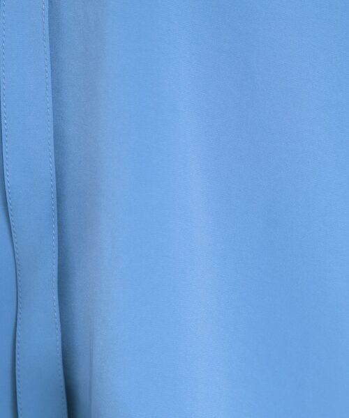 SHOO・LA・RUE / シューラルー シャツ・ブラウス | 【洗える/ひんやり/S-LL】フェミニンもクールも フリルリボン5分袖ブラウス | 詳細8