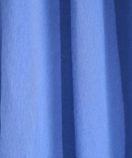 SHOO・LA・RUE / シューラルー シャツ・ブラウス | 【S-LL/セットアップ可】大人のシアー感 バンドカラーブラウス | 詳細8