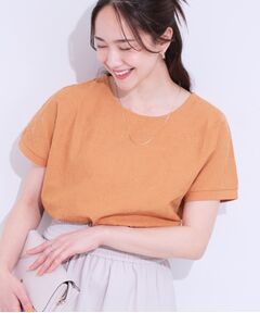 SHOO・LA・RUE / シューラルー カットソー | 【S-LL】一枚でサマ見え フローラル刺繍トップス