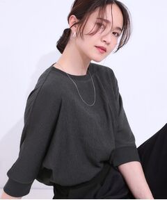 SHOO・LA・RUE / シューラルー カットソー | ゆるシルエットが心地よい リブドルマントップス