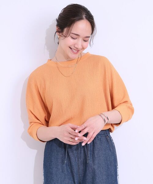 SHOO・LA・RUE / シューラルー カットソー | ゆるシルエットが心地よい リブドルマントップス | 詳細13