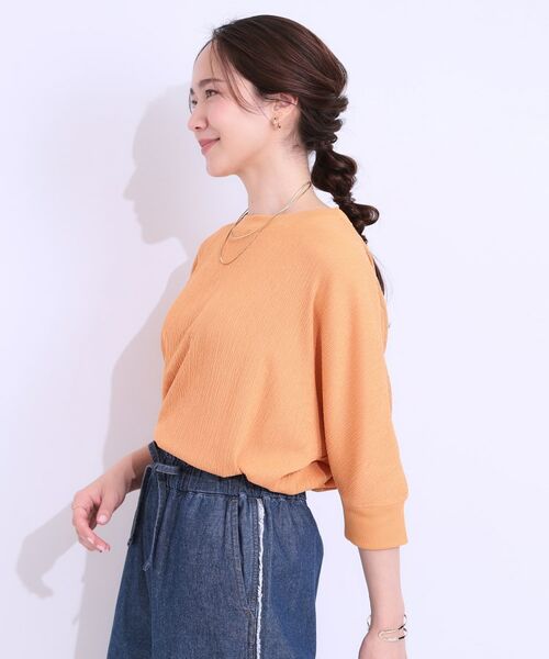 SHOO・LA・RUE / シューラルー カットソー | ゆるシルエットが心地よい リブドルマントップス | 詳細14