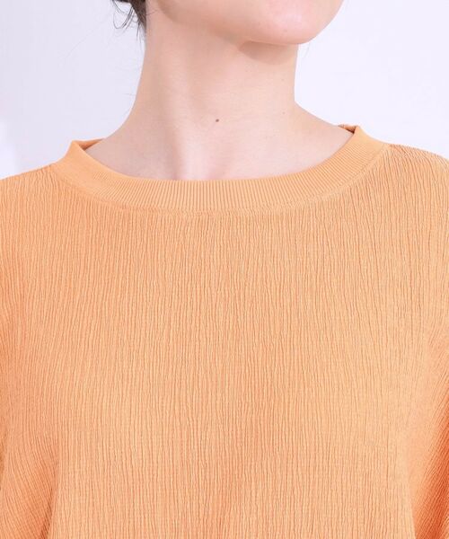 SHOO・LA・RUE / シューラルー カットソー | ゆるシルエットが心地よい リブドルマントップス | 詳細24