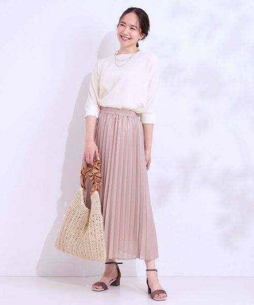 SHOO・LA・RUE / シューラルー カットソー | ゆるシルエットが心地よい リブドルマントップス | 詳細7