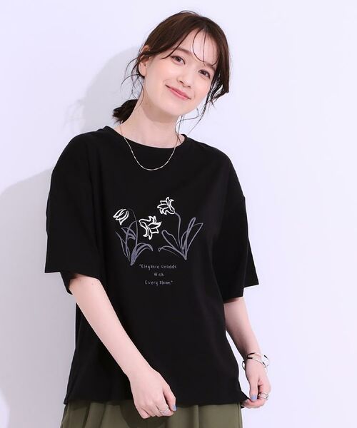 SHOO・LA・RUE / シューラルー Tシャツ | 【選べる4柄】コットンプリントロゴTシャツ | 詳細13