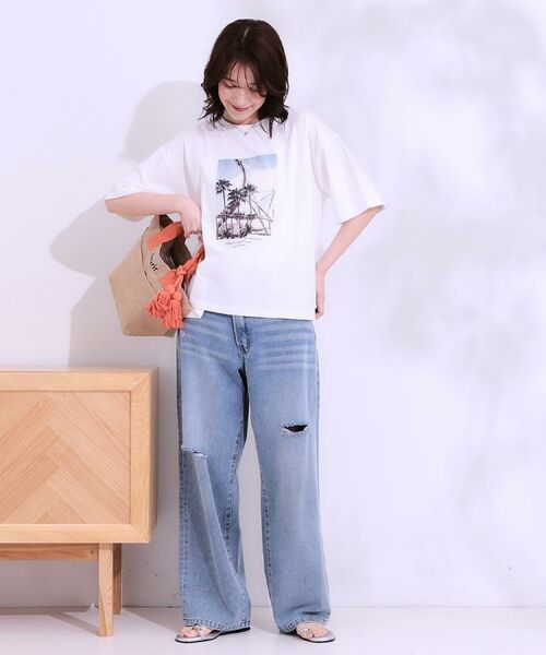 SHOO・LA・RUE / シューラルー Tシャツ | 【選べる4柄】コットンプリントロゴTシャツ | 詳細23