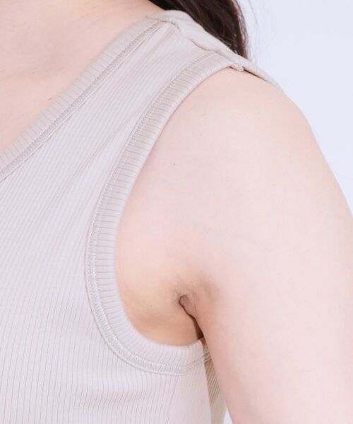 SHOO・LA・RUE / シューラルー キャミソール・チューブトップ | カップ付きテレコタンクトップ | 詳細17