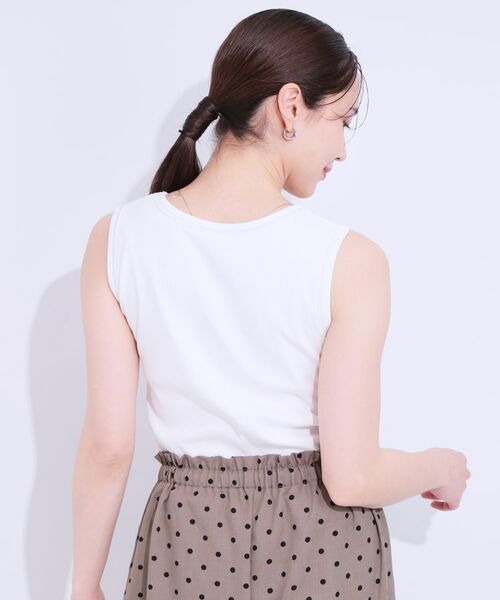 SHOO・LA・RUE / シューラルー キャミソール・チューブトップ | カップ付きテレコタンクトップ | 詳細2