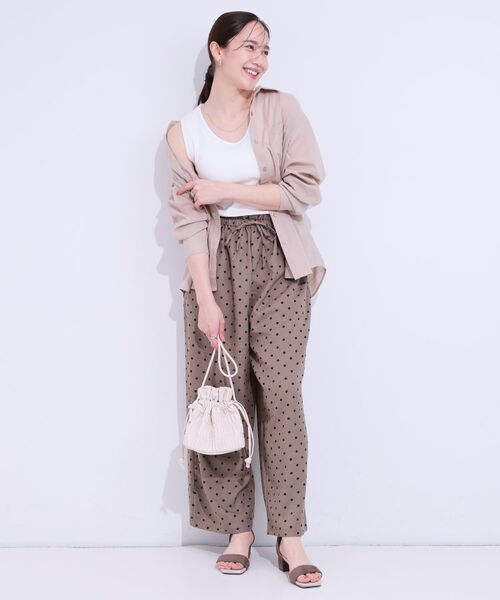 SHOO・LA・RUE / シューラルー キャミソール・チューブトップ | カップ付きテレコタンクトップ | 詳細3