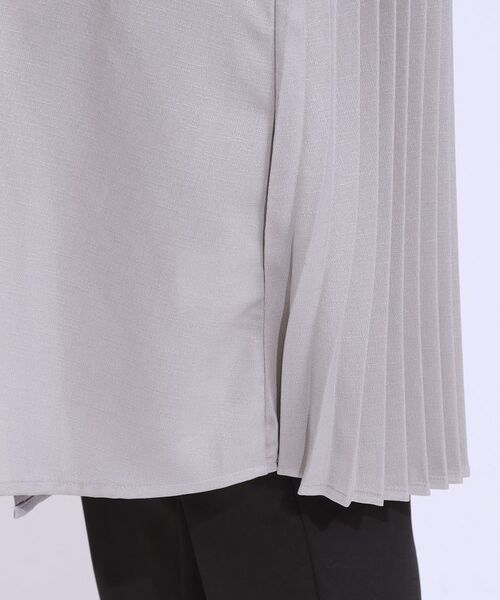SHOO・LA・RUE / シューラルー ベスト | 【S-LL/体型カバー】後ろ姿もきれい見え バックプリーツジレ | 詳細15