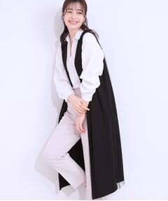 SHOO・LA・RUE / シューラルー ベスト | 旬を取り入れながら体型カバー ボタンレスエアリージレ