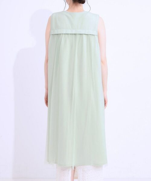 SHOO・LA・RUE / シューラルー ベスト | 旬を取り入れながら体型カバー ボタンレスエアリージレ | 詳細15