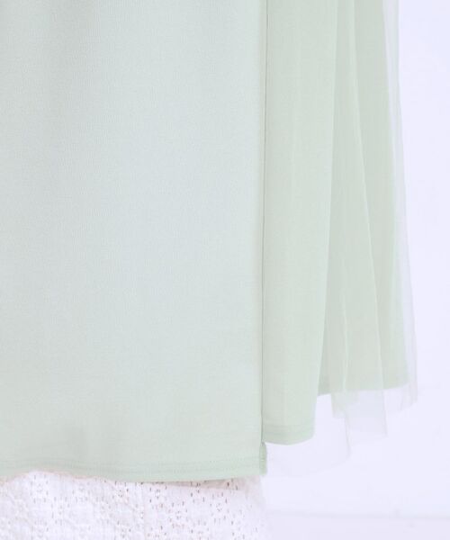 SHOO・LA・RUE / シューラルー ベスト | 旬を取り入れながら体型カバー ボタンレスエアリージレ | 詳細19