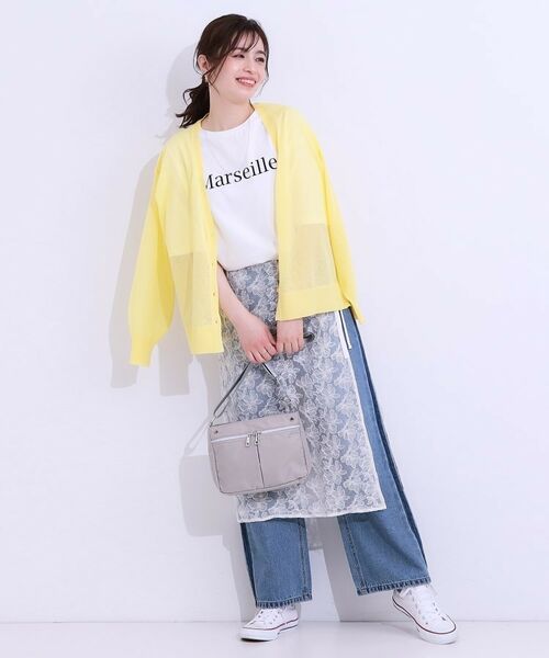 SHOO・LA・RUE / シューラルー カーディガン・ボレロ | 【洗える/S-LL】ナチュラルなシアー感が魅力 Vネックカーディガン | 詳細23