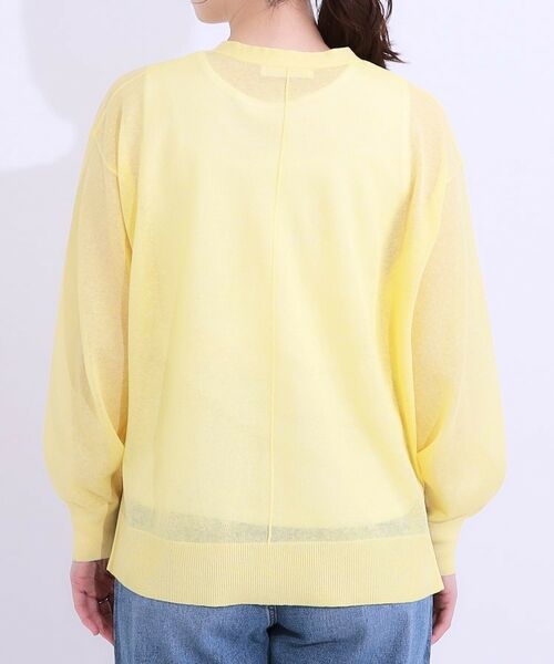 SHOO・LA・RUE / シューラルー カーディガン・ボレロ | 【洗える/S-LL】ナチュラルなシアー感が魅力 Vネックカーディガン | 詳細27