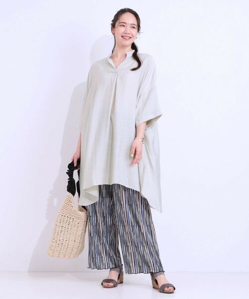 SHOO・LA・RUE / シューラルー チュニック | 【洗える/S-LL/ひんやり】ゆったりチュニックワンピース | 詳細11