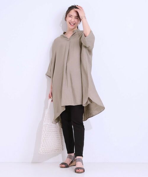 SHOO・LA・RUE / シューラルー チュニック | 【洗える/S-LL/ひんやり】ゆったりチュニックワンピース | 詳細15