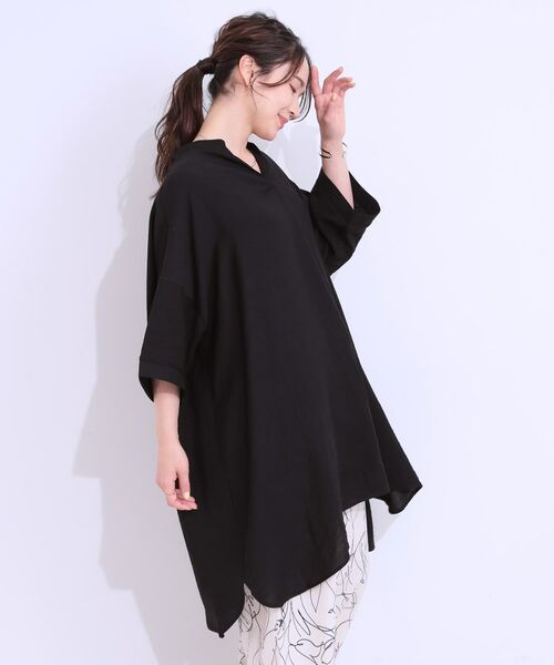 SHOO・LA・RUE / シューラルー チュニック | 【洗える/S-LL/ひんやり】ゆったりチュニックワンピース | 詳細2