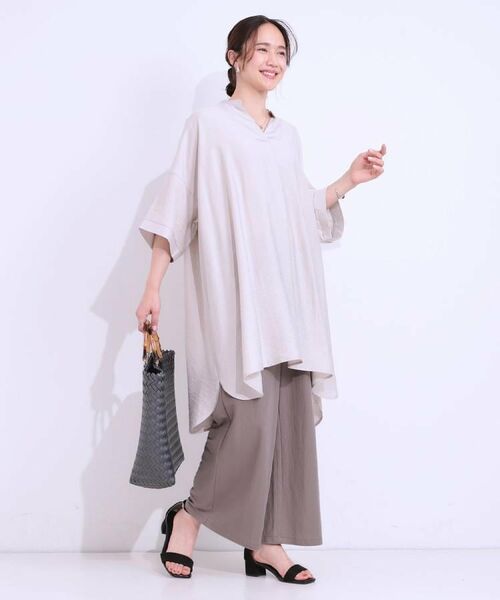 SHOO・LA・RUE / シューラルー チュニック | 【洗える/S-LL/ひんやり】ゆったりチュニックワンピース | 詳細23