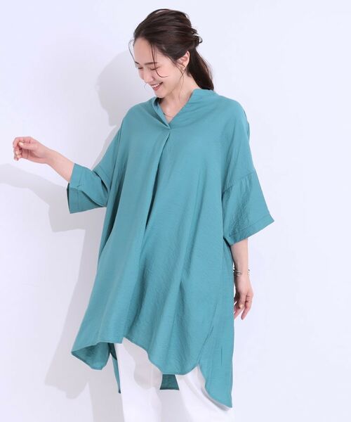 SHOO・LA・RUE / シューラルー チュニック | 【洗える/S-LL/ひんやり】ゆったりチュニックワンピース | 詳細6