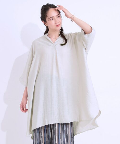 SHOO・LA・RUE / シューラルー チュニック | 【洗える/S-LL/ひんやり】ゆったりチュニックワンピース | 詳細9