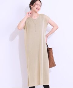 SHOO・LA・RUE / シューラルー ロング・マキシ丈ワンピース | 【洗える/S-LL】大人のシアーニットワンピース