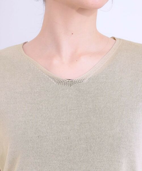 SHOO・LA・RUE / シューラルー ロング・マキシ丈ワンピース | 【洗える/S-LL】大人のシアーニットワンピース | 詳細16