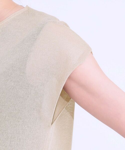 SHOO・LA・RUE / シューラルー ロング・マキシ丈ワンピース | 【洗える/S-LL】大人のシアーニットワンピース | 詳細17