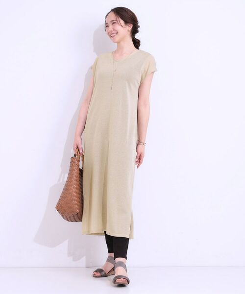 SHOO・LA・RUE / シューラルー ロング・マキシ丈ワンピース | 【洗える/S-LL】大人のシアーニットワンピース | 詳細9