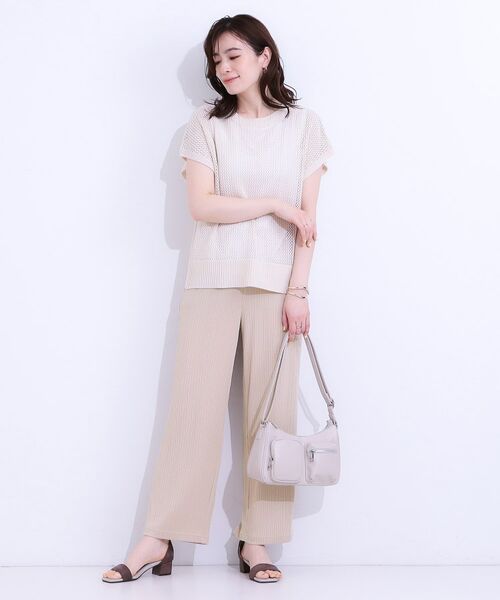 SHOO・LA・RUE / シューラルー パンツ | 【S-LL】さらっと穿けて動きやすい リブイージーパンツ | 詳細11