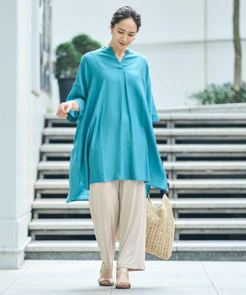 SHOO・LA・RUE / シューラルー パンツ | 【S-LL】さらっと穿けて動きやすい リブイージーパンツ | 詳細18