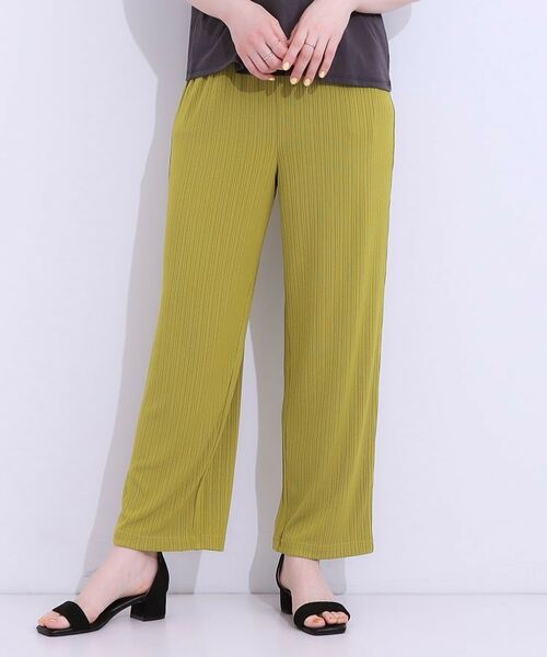 SHOO・LA・RUE / シューラルー パンツ | 【S-LL】さらっと穿けて動きやすい リブイージーパンツ | 詳細5