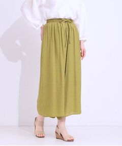 SHOO・LA・RUE / シューラルー ショート・ハーフ・半端丈パンツ | さらさらドビーイージーガウチョパンツ