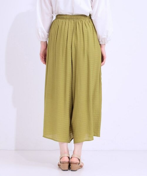 SHOO・LA・RUE / シューラルー ショート・ハーフ・半端丈パンツ | さらさらドビーイージーガウチョパンツ | 詳細15