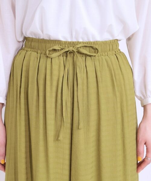 SHOO・LA・RUE / シューラルー ショート・ハーフ・半端丈パンツ | さらさらドビーイージーガウチョパンツ | 詳細16