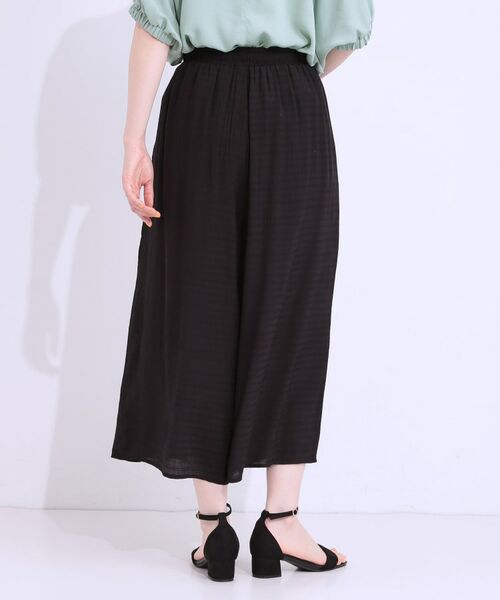 SHOO・LA・RUE / シューラルー ショート・ハーフ・半端丈パンツ | さらさらドビーイージーガウチョパンツ | 詳細2