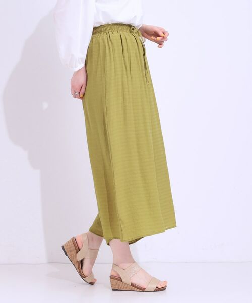 SHOO・LA・RUE / シューラルー ショート・ハーフ・半端丈パンツ | さらさらドビーイージーガウチョパンツ | 詳細6