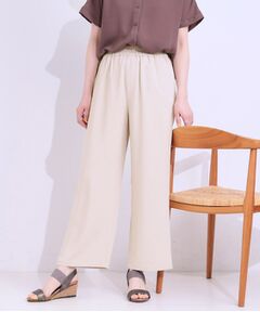 SHOO・LA・RUE / シューラルー パンツ | 【洗える/ひんやり/UV/SS-3L】さらさらぷるんワイドパンツ