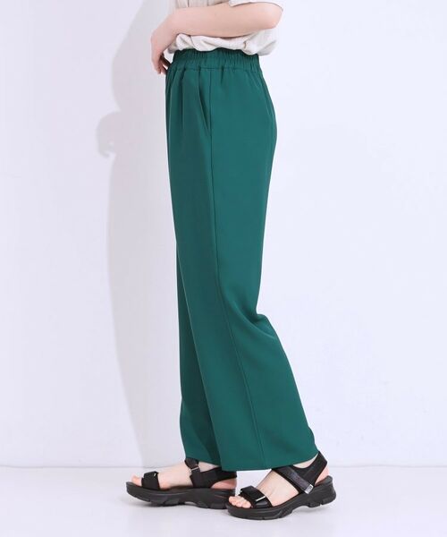 SHOO・LA・RUE / シューラルー パンツ | 【洗える/ひんやり/UV/SS-3L】さらさらぷるんワイドパンツ | 詳細10