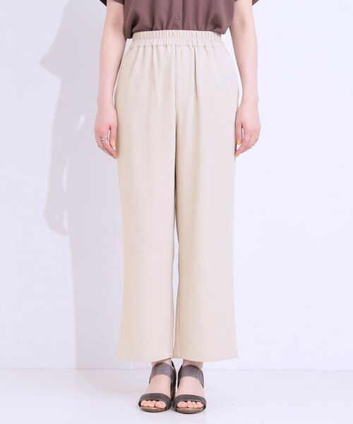 SHOO・LA・RUE / シューラルー パンツ | 【洗える/ひんやり/UV/SS-3L】さらさらぷるんワイドパンツ | 詳細13